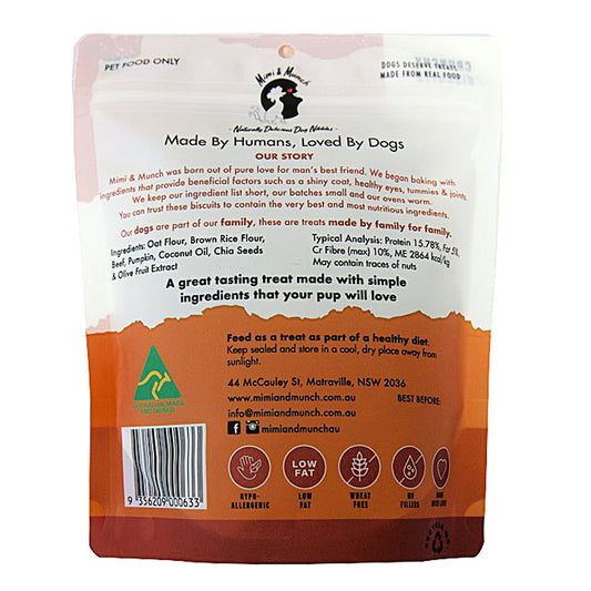 DOG TREATS | Mimi & Munch: Beefy Burger Biscuits (NEW)